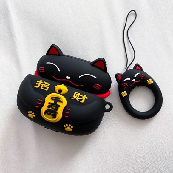Lucky Fortune Cat Airpods Pro Case - Picture 2 of 3